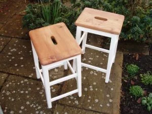 painted stools