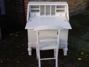 Painted desk shabby chic