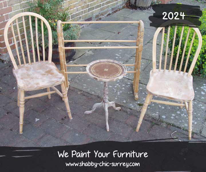 Painted furniture: before