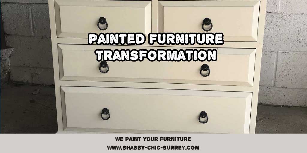 Painted furniture transformation