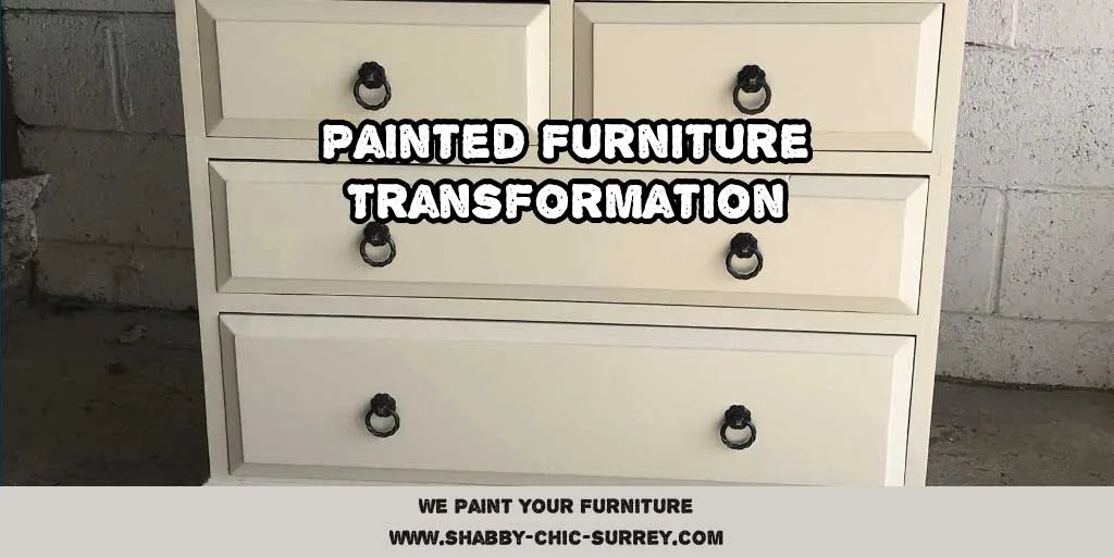 Painted furniture transformation