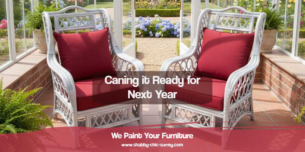 Cane furniture transformation