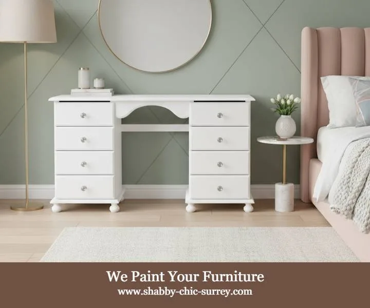 Painted dressing table
