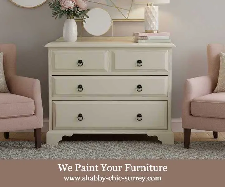 Shabby chic furniture painting